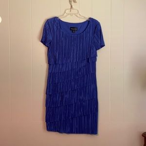 Blue dress 8 polyester